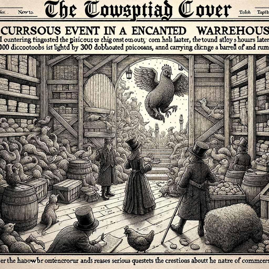 ENCHANTED WAREHOUSE OR ELABORATE TRAP? — Quicksilver Speaks Exclusively to This Gazette