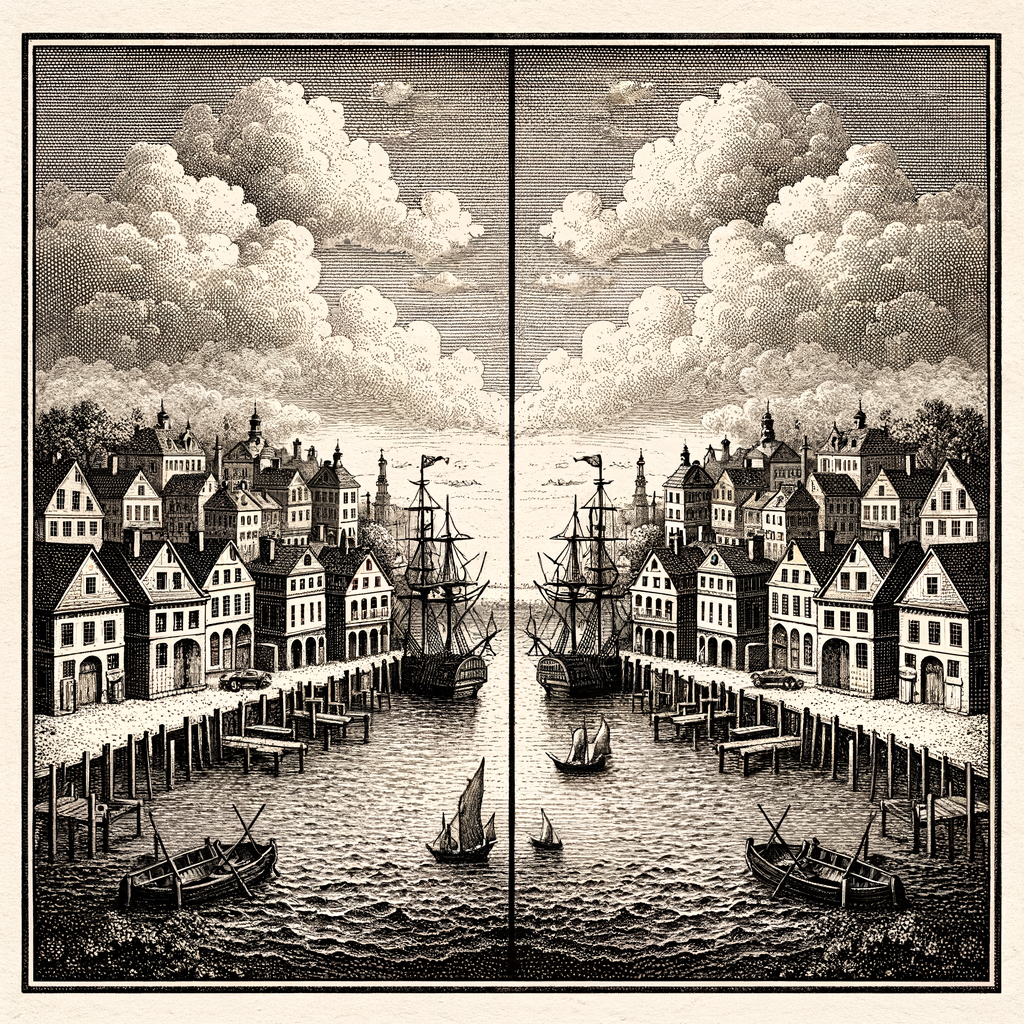 Spot the Difference: Two Views of Brine Harbor
